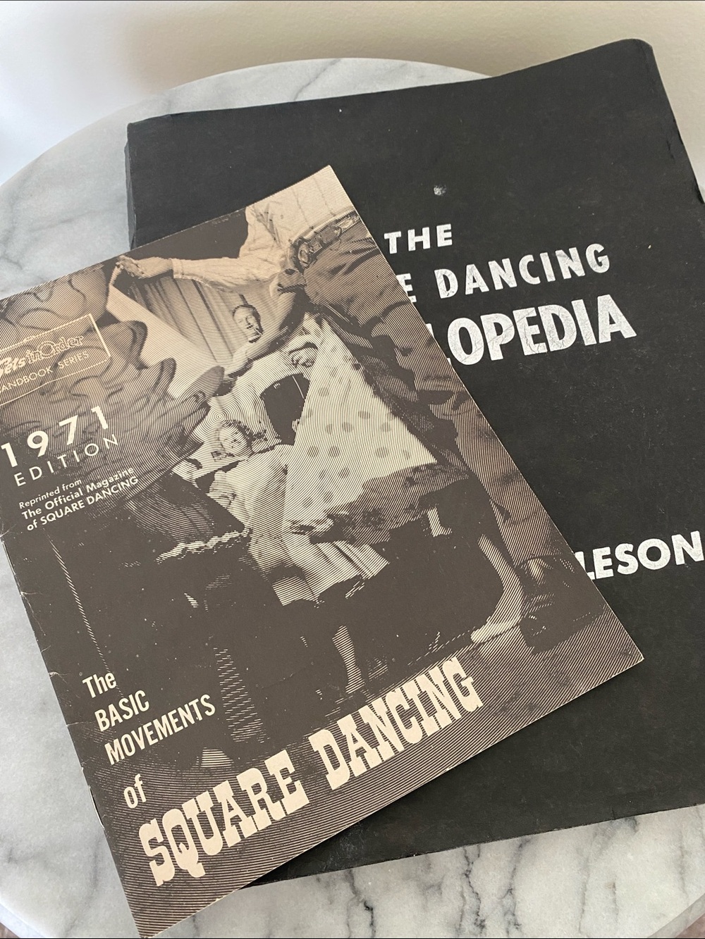 1971 Square Dancing Encyclopedia & Handbook, Bill Burleson, Sets in Order